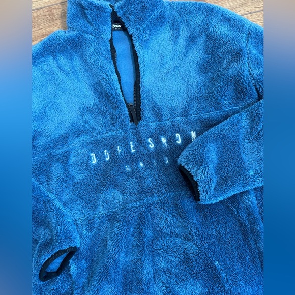 DOPE Blue Fleece Women's Sweater - Picture 13 of 13